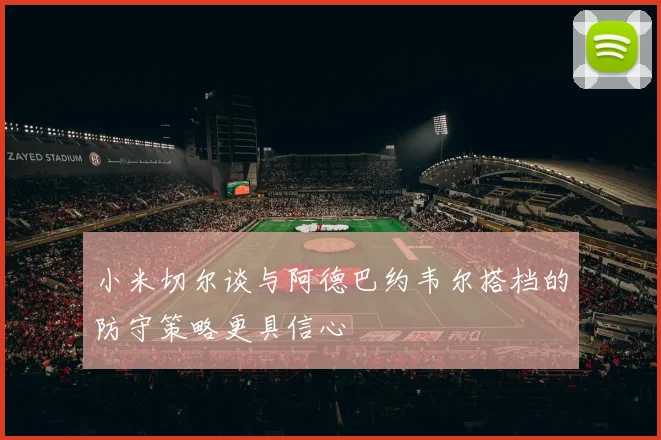 小米切尔谈与阿德巴约韦尔搭档的防守策略更具信心